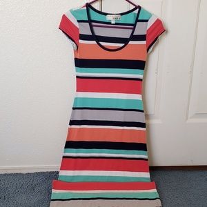 Multi color long dress
